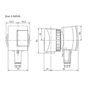 Bomba de ACS Star-Z nova 1/2" 84mm