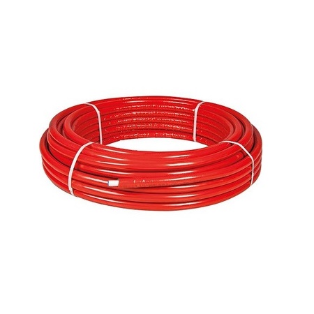 Metros rollo tubo multicapa Rojo aislado (100mts) PEx/AL/PEx